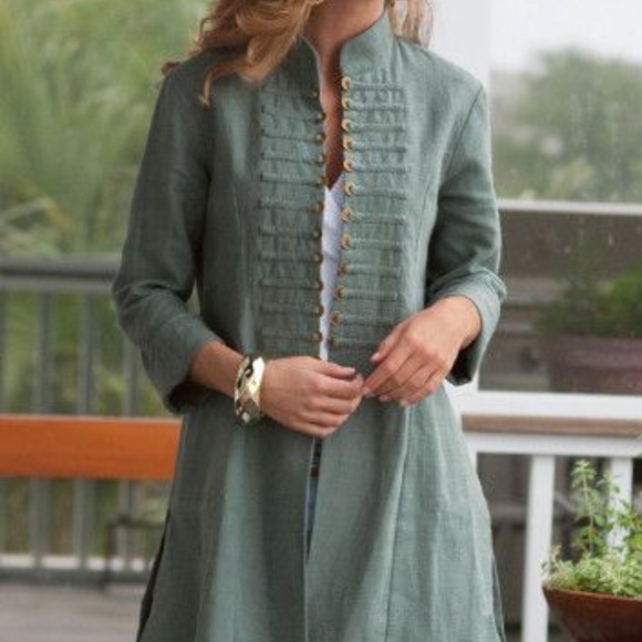 Soft Surroundings Jackets & Blazers - Soft Surroundings Sheffield Jacket Seafoam Green M